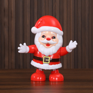 Cross-Border New Cute Santa Claus Doll Electric Concert Walking and Dancing Christmas Tree Decorations