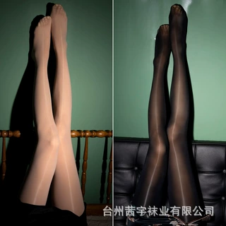 加工定制马油丝袜超细腻超薄夏季开裆连裤袜春秋油亮油光极光丝袜
