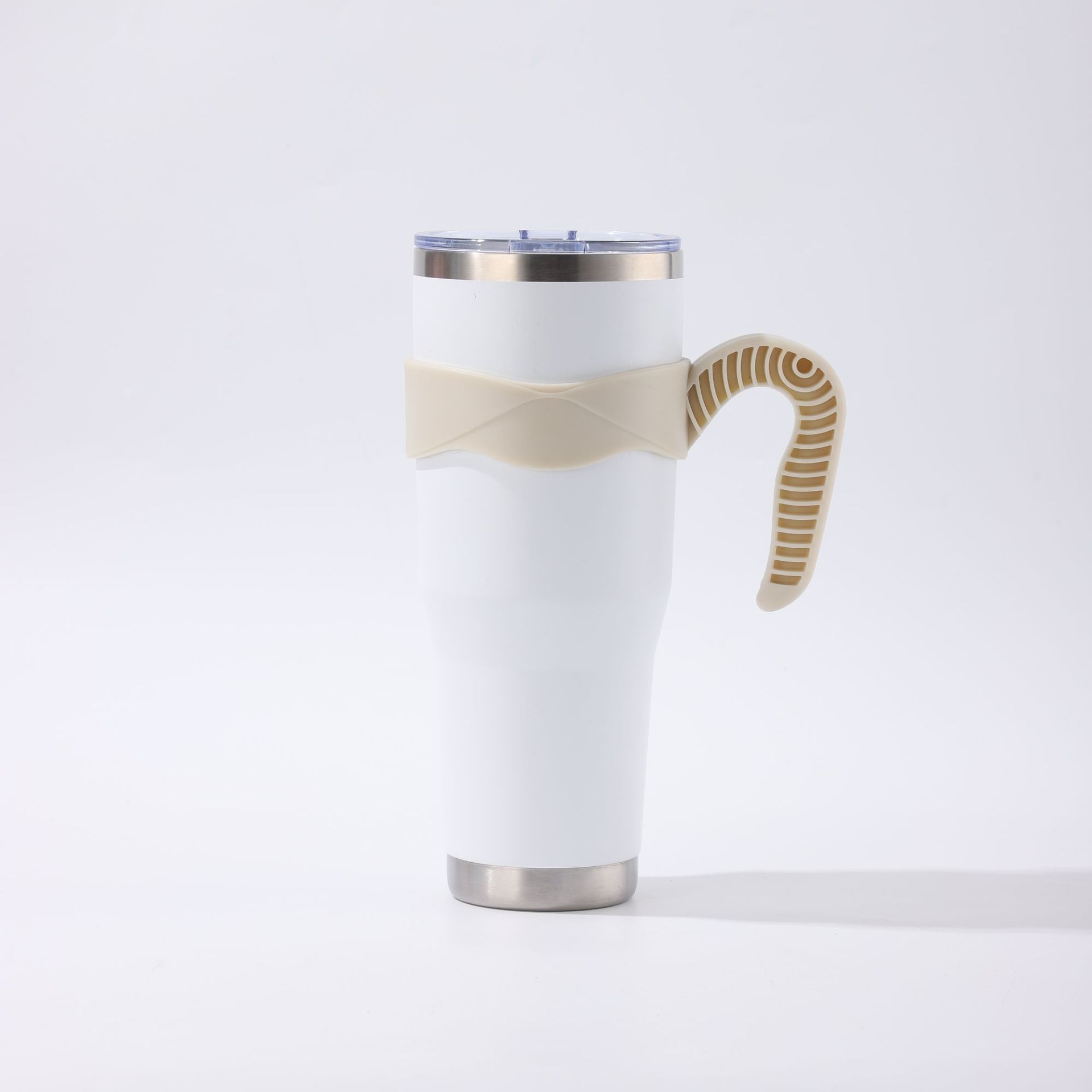 304 taza de vacío de acero inoxidable taza de gran capacidad taza de helado con mango taza de café negocio paja coche taza