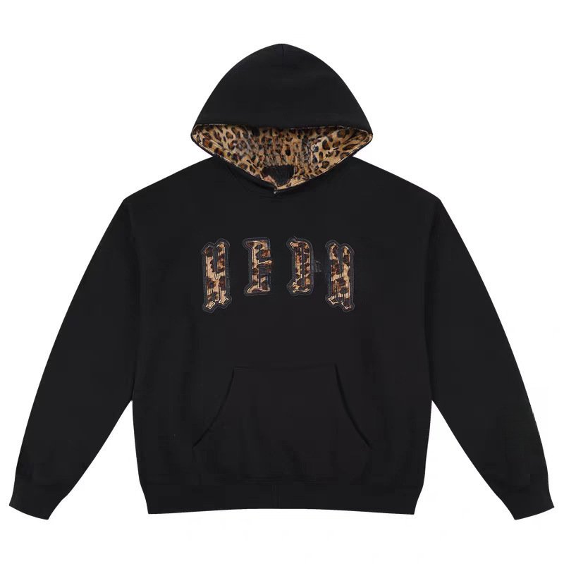 Cross-Border Medm Leopard Print Double-Layer Fur Leopard Print Casual Hooded Sweatshirt American Commuter Pullover Couple Outerwear Cross-Border Medm Leopard Print Double-Layer Fur Leopard Print Casual Hooded Sweatshirt American Commuter Pullover Couple Outerwear