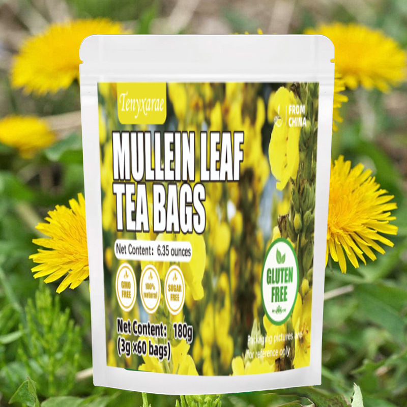 Mullein Leaf Tea Verbascum Thapsus Herbal Cleanse Tea 3g x 60 Bags 180g overview