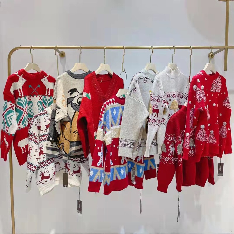 Christmas Sweater 25 Winter New Style Oral Lulu Fashion Easiest for Match Knitted Sweater Cardigan Brand Discount Wholesale