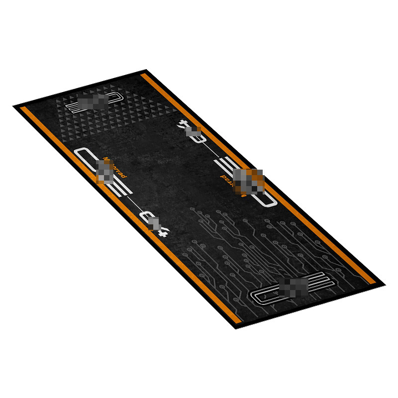 Alfombra para motocicleta, tapete de exhibición para sala de exposición de equipos de motociclismo, tapete especial para el suelo, alfombra para dormitorio, imprescindible para los entusiastas de las motocicletas, forma cuadrada.