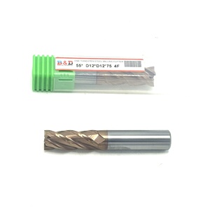 Beide 55 Degree Bronze Overall Alloy Tungsten Steel End Mill Flat Bottom Milling Cutter Cnc Milling Cutter