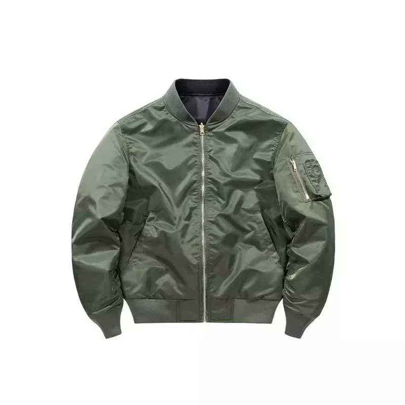 Double-sided autumn jacket for men and women for beloved, baseball uniform, oversize