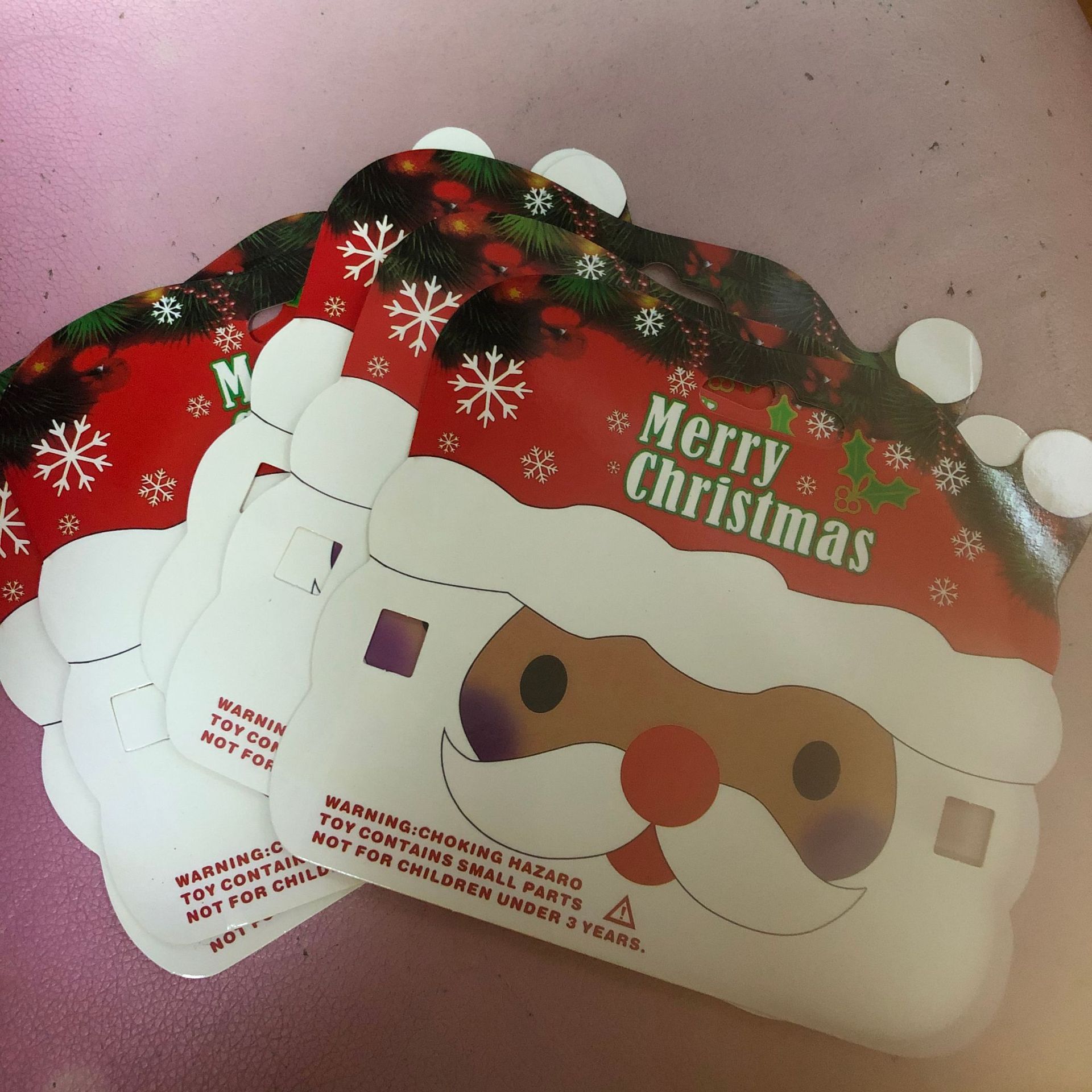 圣诞卡纸圣诞眼镜框卡纸装饰纸圣诞用品眼镜框包装纸礼盒礼品纸