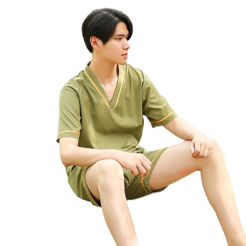 弾力米通汗蒸服浴衣男女足治療服美容服マッサージ服推油カップル|undefined