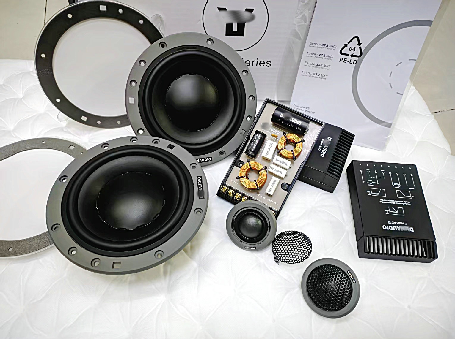 Danish car speakers ESOTAN 272 MKⅡ two-way high and low frequency speaker upgrade modification kit