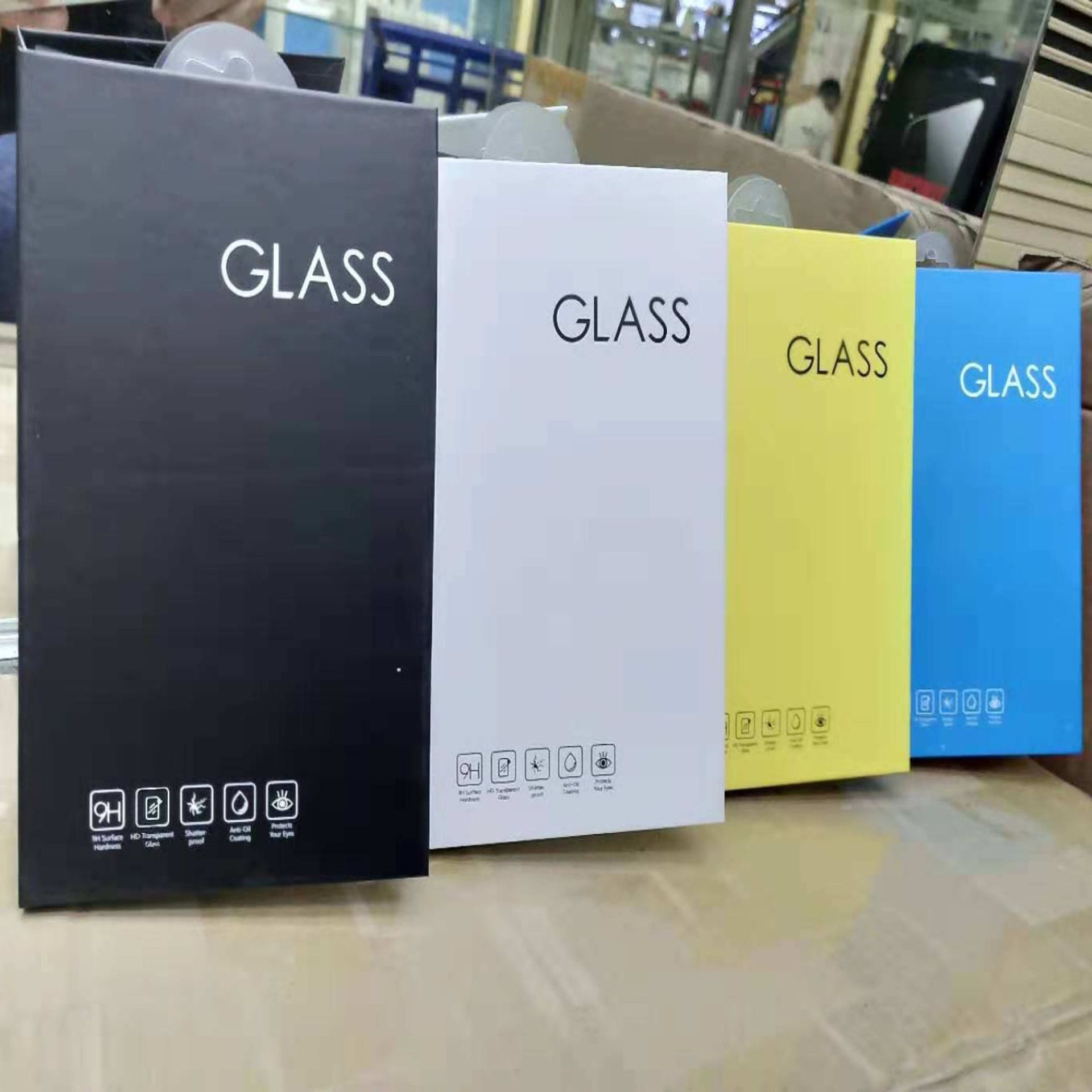 钢化膜包装盒通用牛皮纸贴膜包装6寸水凝膜EVA盒子抗压性强数码