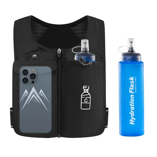Outdoor Sports Running Hydration Vest Bag Marathon Lightweight Breathable Vest for Men and Women Cycling Hiking Trail Running