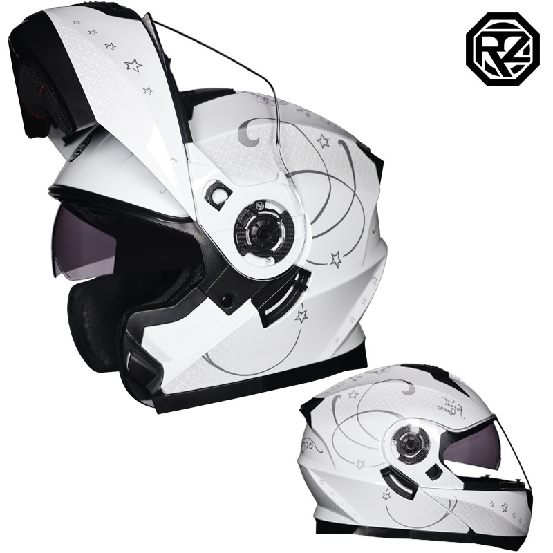 Cascos de motocicleta Orz Cascos para hombres y mujeres Cascos para motocicletas Four Seasons Half Cascos Four Seasons Certificación DOT General Estándar nacional A