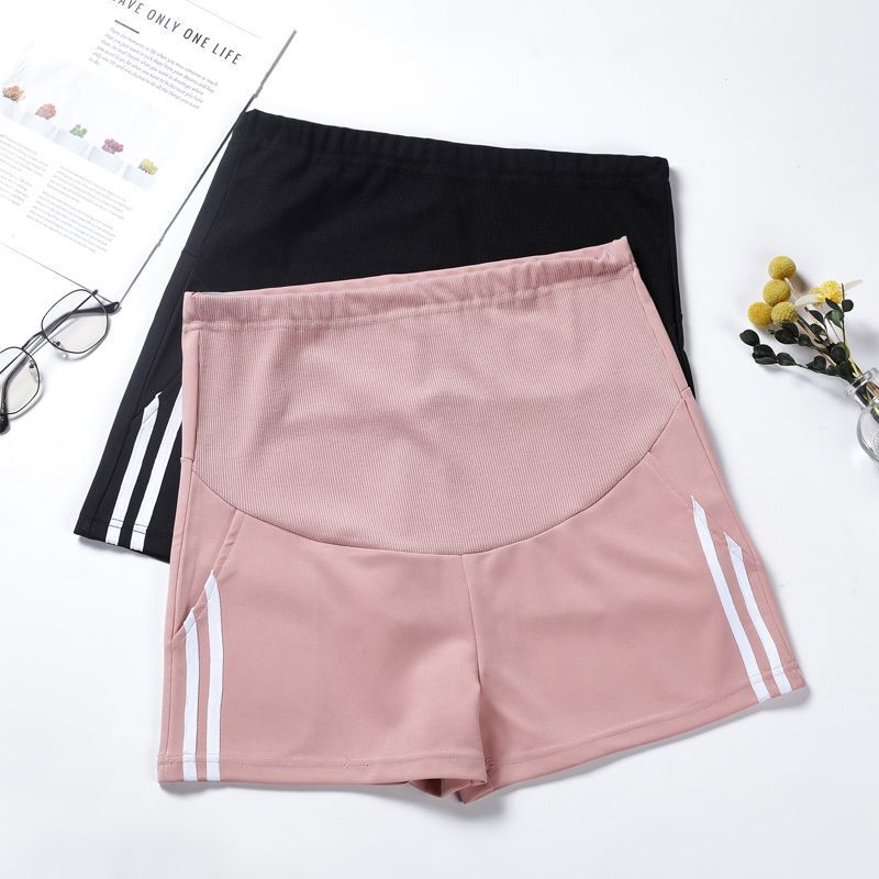 Maternity Shorts Summer Thin Maternity Pants Outer Wear Fashionable Loose Casual Sports Pants Wide Leg Pants Trendy Mom Summer Wear