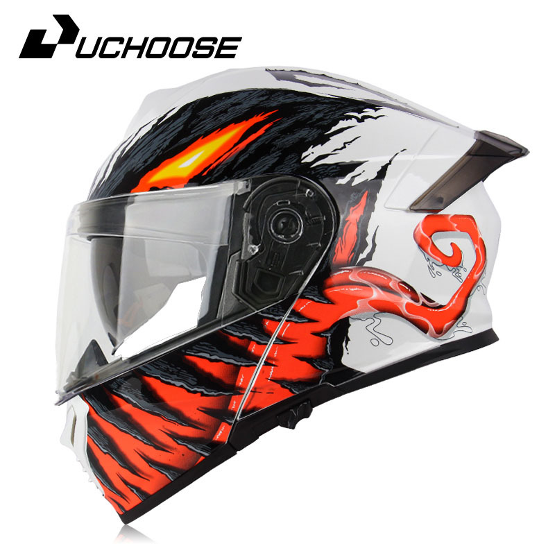 Casco de motocicleta, casco abatible, universal para todas las estaciones, cierre abatible, auriculares Bluetooth, equipo de conducción, casco de seguridad estilo americano