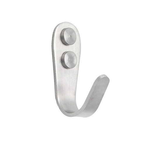 Stainless steel single hook single hook student schoolbag coat hook bathroom kitchen door coat hook toilet hook single hook