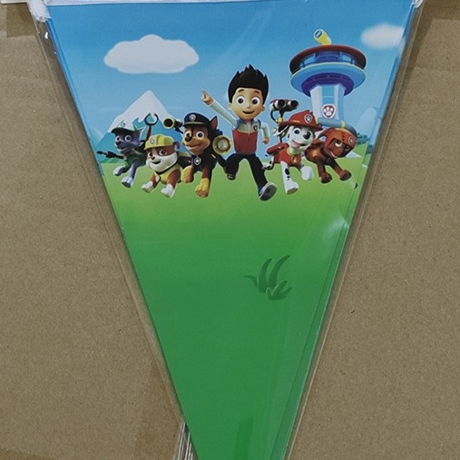 Triángulo bandera colección bebé cumpleaños fiesta decoración tire bandera colorido bandera cumpleaños tire flor cumpleaños diseño banner fuente de fábrica