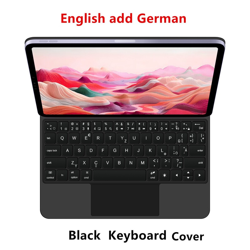 Magic Keyboard compatible with Apple iPad Pro protective case Air7/6 generation integrated 12.9/13 magnetic Bluetooth keyboard Magic Keyboard compatible with Apple iPad Pro protective case Air7/6 generation integrated 12.9/13 magnetic Bluetooth keyboard