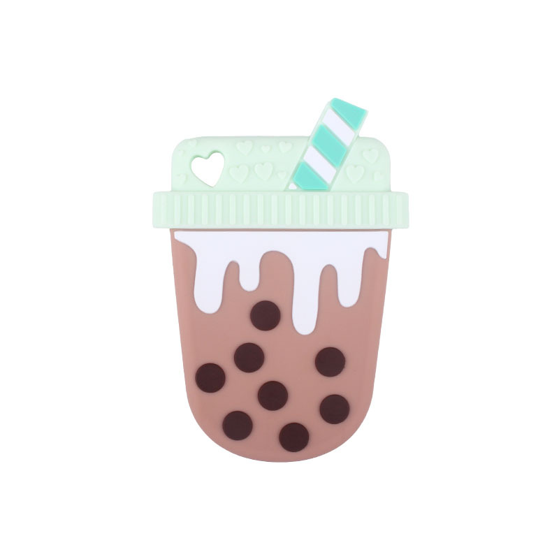 Bebé suministros de leche silicona taza té helado mordedor palo mordedor juguete Comercio exterior AliExpress Amazon mordedura pegamento