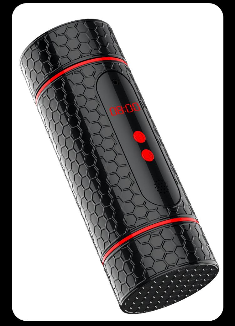 Jiuai Shiji Automatic Masturbator Cup with Sound, ABS/TPE/Silicone, 20 cm — detail image 20