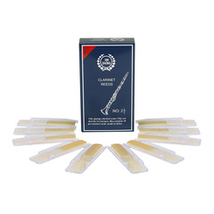 Wholesale Xinzhong Clarinet Reeds, 10-Pack, Size 2.5, with Individual ABS Reed Clips and Single-Reed Cane Blanks