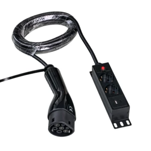 European Standard V2L New Energy Discharge Gun Power Socket for Electric Vehicles, Universal 220V 16A Schuko Socket