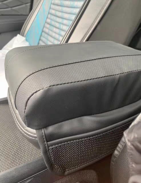 Car Armrest Box Memory Sponge Booster Pad Plus Storage Bag Car Armrest Pad Bag Interior Modification for All Seasons