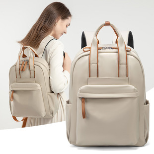 Backpack Women 15inch Computer Backpack New 2025 Casual and Easiest for Match Oxford Cloth Large Capacity Travel Bag Lulu Bag