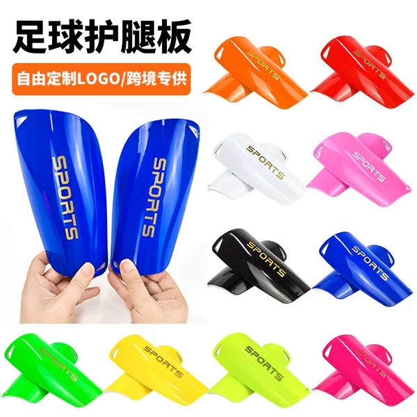 Cross-border in-stock shin guards for adults and children, football shin guards, shock-absorbing outdoor sports protective gear, wholesale and custom-made