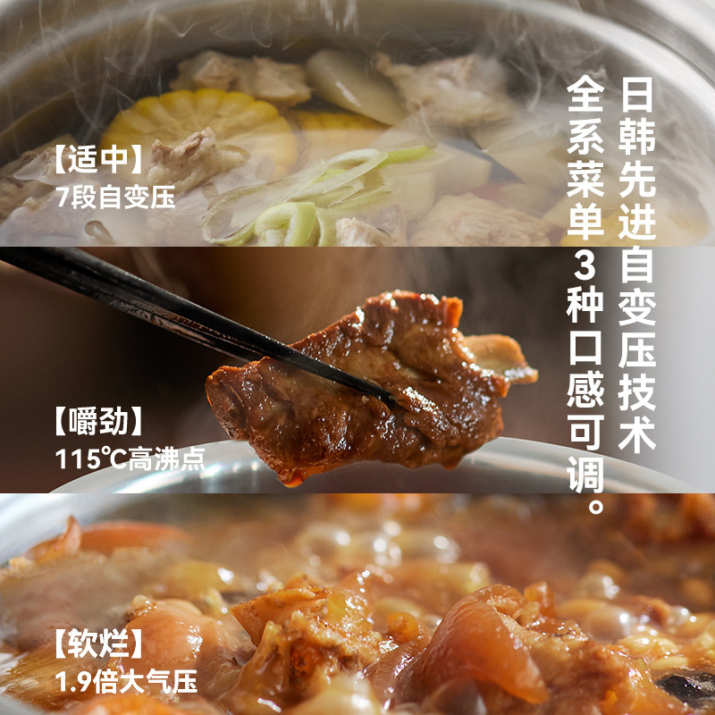 Olayks インスタント電気圧力鍋炊飯器家庭用 5L 大容量多機能電気高圧鍋小型 3 人用 5|undefined