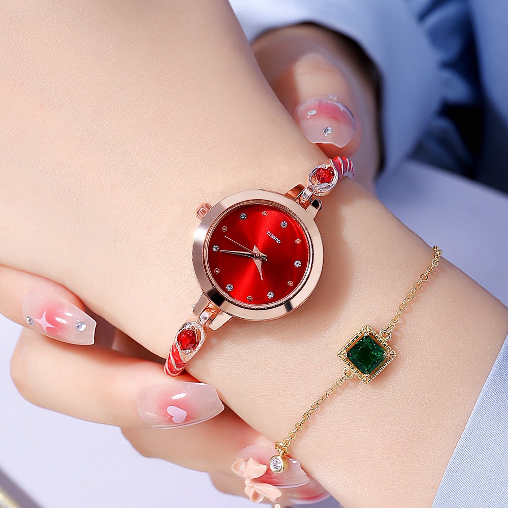 New Rainbow Sugar Colored Bracelet Live Streaming Sales Small dial Temperament Women's Watch_voghion.com