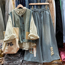 深圳设计师品牌折扣女装套装上衣一手实体直播摆摊货源挑款批发