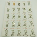 现货狗扣合金鱼嘴扣钥匙扣龙虾扣瓜子扣织带扣金属挂钩箱包五金