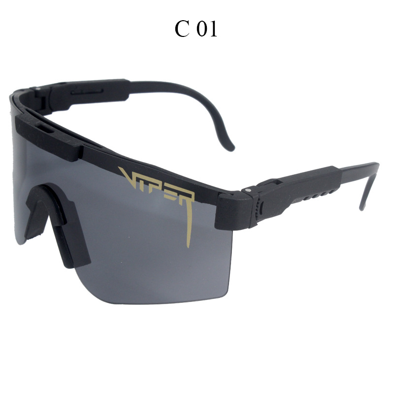 New Style Color Large One-piece Lens Polarized Cycling Sports Goggles display picture 2