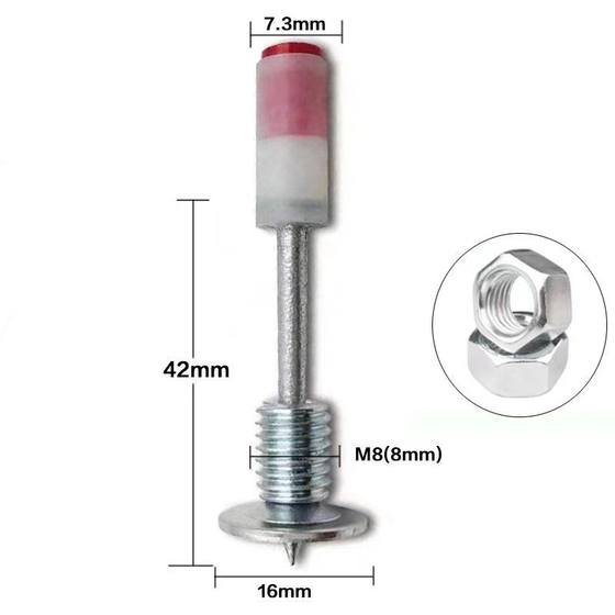 Explosive mini thread nail mini gun universal screw mini nail integrated nail M8 thread nail mini generation