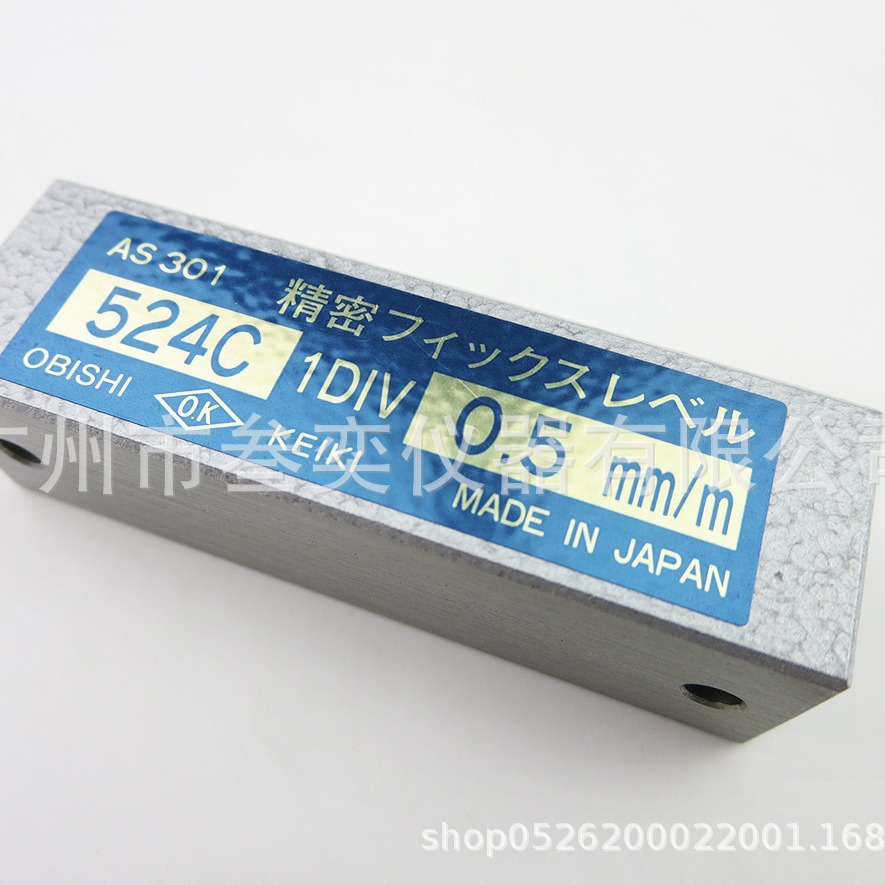 日本OBISHI大菱OK牌524C系列AS301/AS302小型精密条式水平仪