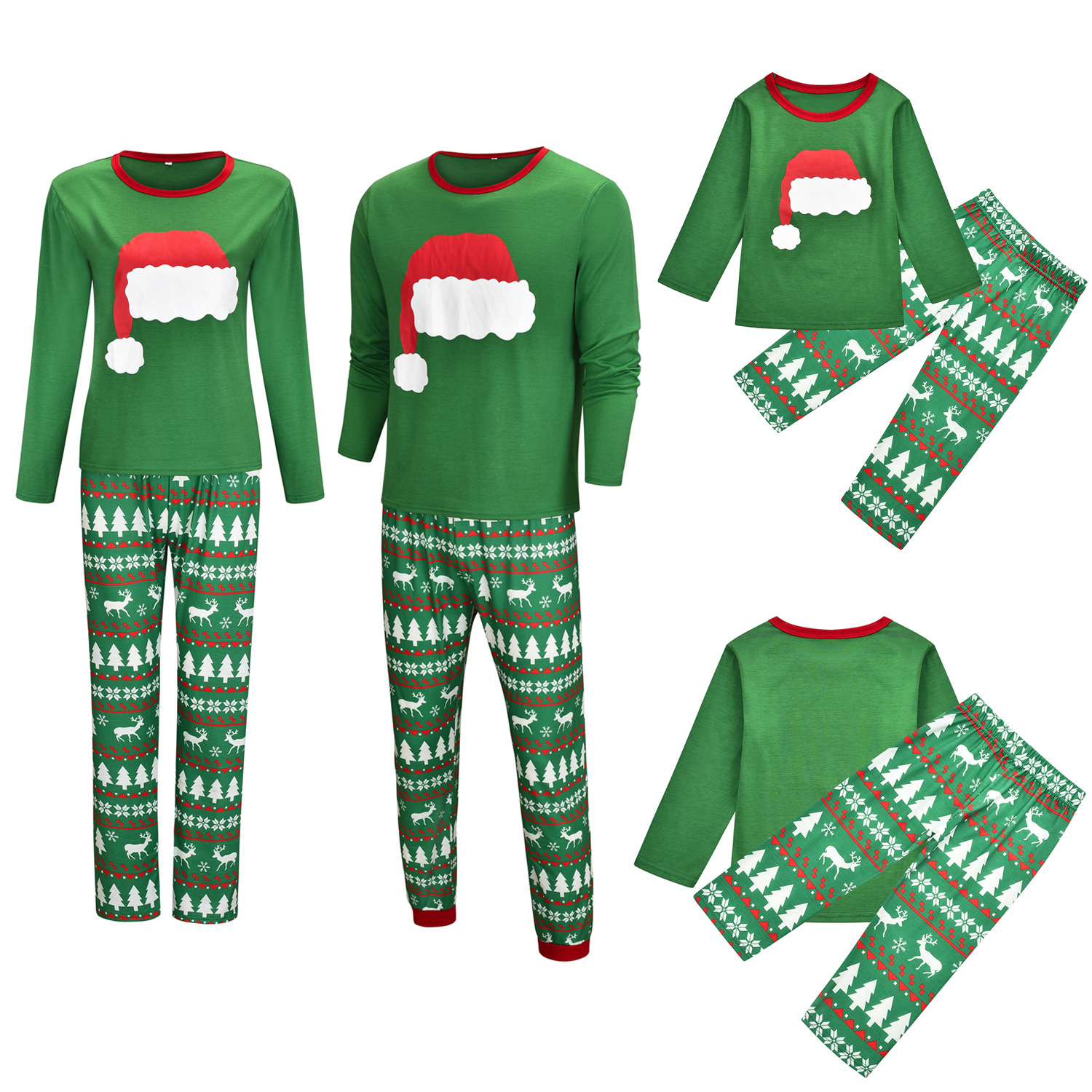 Weihnachten Mode Weihnachtsbaum Elch Drucken Baumwolle Hoodies & Pullover display picture 1