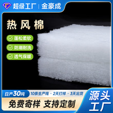 厂家批发热风棉 阻燃隔音棉防火硬质棉服装填充棉涤纶热风无纺布