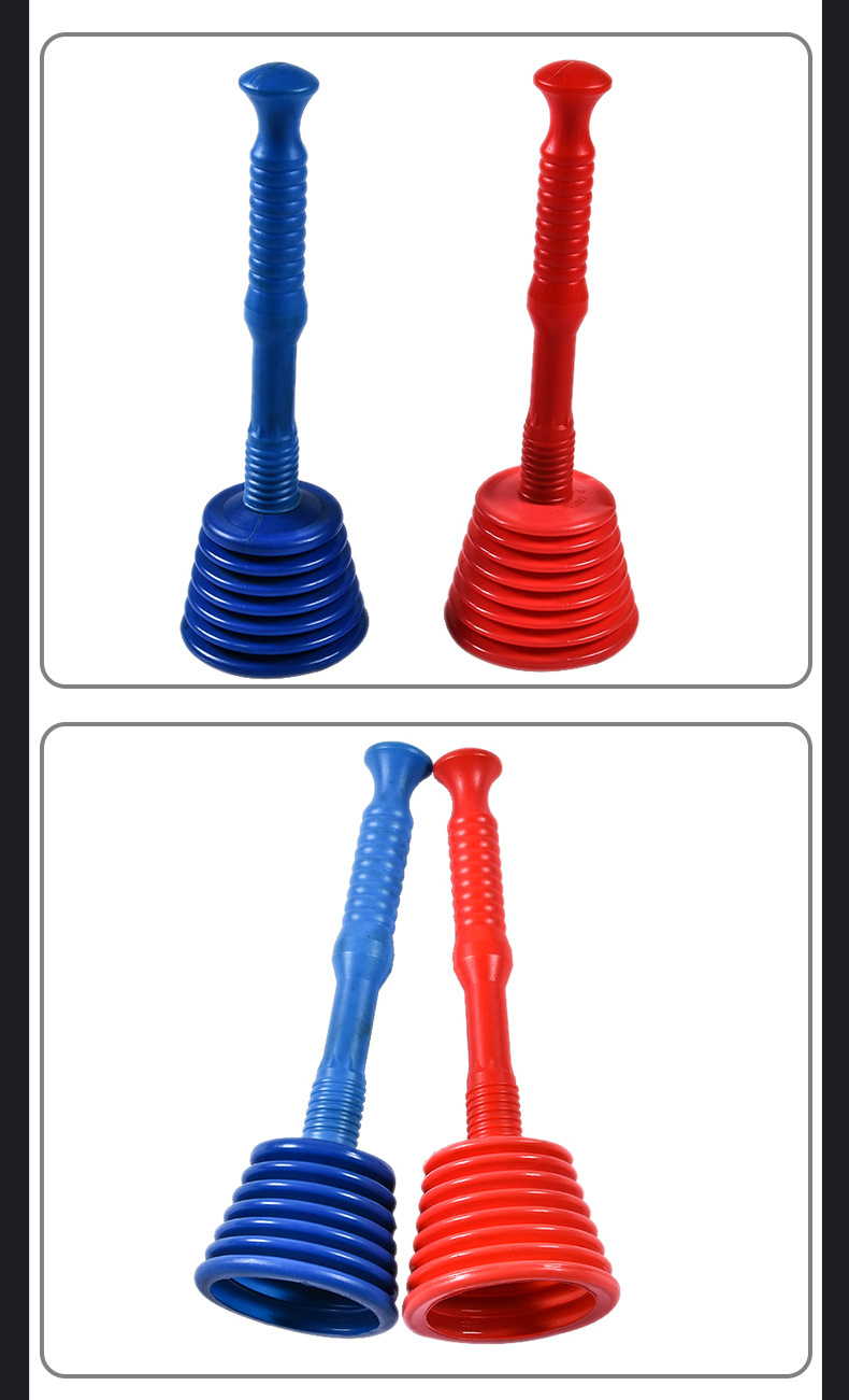 Toilet plunger, drain cleaner, toilet seat pipe clog, toilet suction tool detail image 7