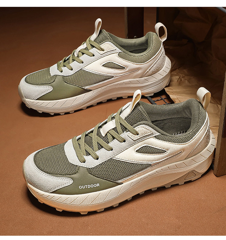 Giày thể thao nam cỡ lớn form rộng 4E đế dày nhẹ, giày sneaker cổ thấp thoáng khí — K 806m màu, K806 màu đen, K806 xanh quân đội chi tiết 24