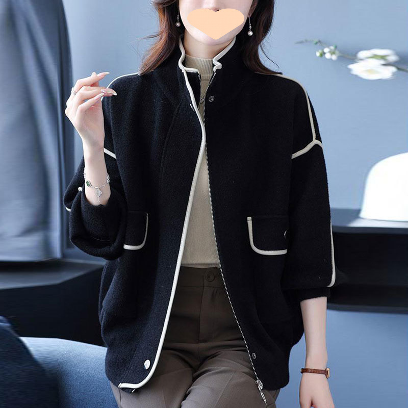 夾克女外套2025春秋韓版新款時尚休閒寬鬆顯瘦大碼氣質小香風上衣