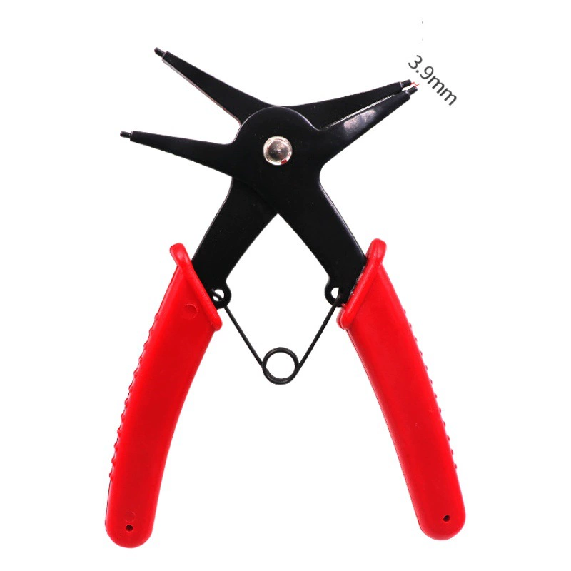 Плоскогубцы двойного назначения желтые внутренние и внешние Зажимные клещи стопорное кольцо пружинная Пряжка внутренние клещи расширения плоскогубцы для открытия Пружинные клещи