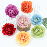 仿真唐风牡丹花朵婚礼堂插花花束创意节日礼物花环花盒材料包配花