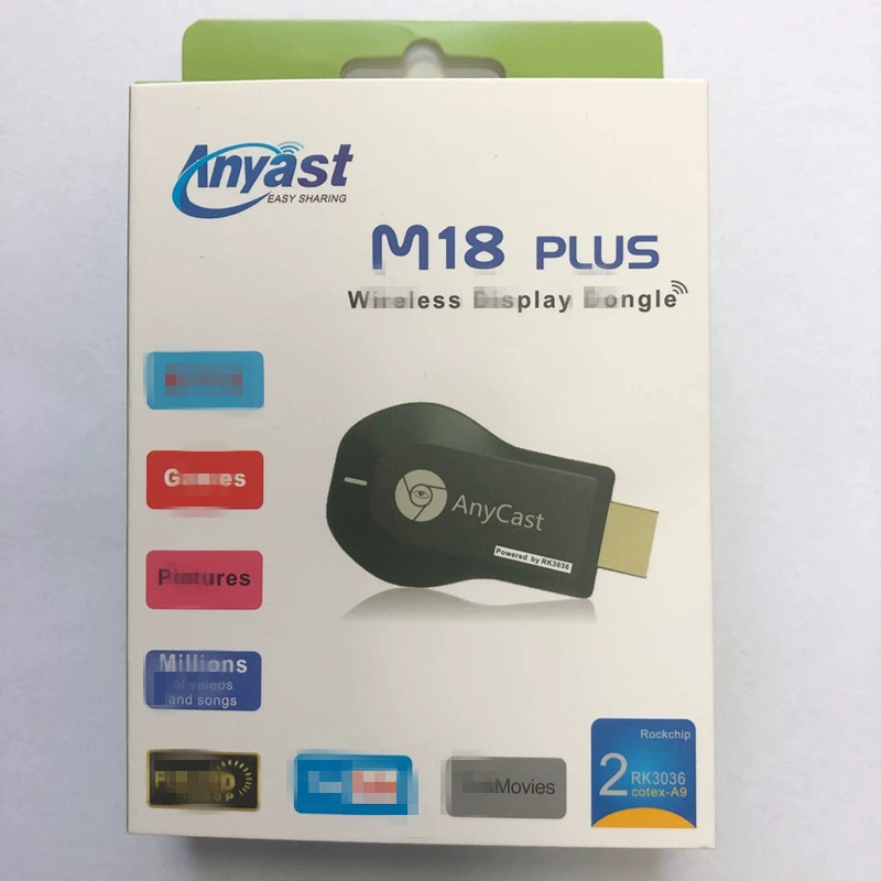 Cross-border m18plus screen projector anycast wireless screen device M4 M9 DONGLE mobile TV screen projector