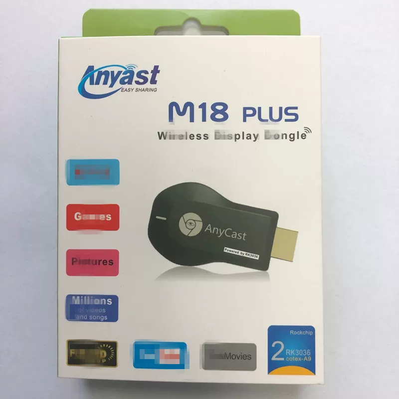 Cross-border m18plus screen projector anycast wireless screen device M4 M9 DONGLE mobile TV screen projector