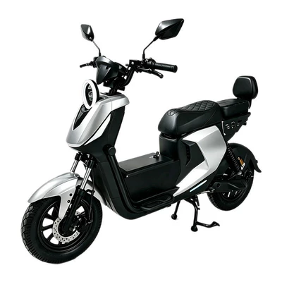 Foreign Trade Export 16inch Electric Motorcycle U2 Sport High-Speed Electric Vehicle Model 9 New Model Available for Ckd (Elektrikli motosikletlər) - silver-standard-48v