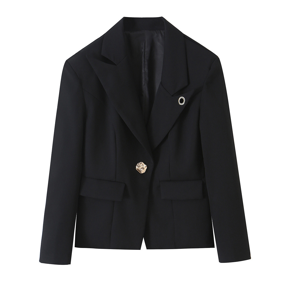 2026 Autumn/Winter New Arrival for Women's Foreign Trade - European and American Style Fashionable Light Luxury Chic Irregular Hand-Sewn Eye-Catching Suit