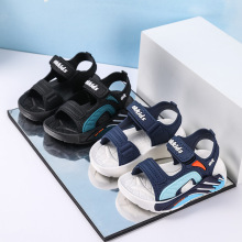 儿童塑料凉鞋2025新款夏男女童魔术贴外贸凉鞋小童鞋宝宝沙滩鞋子