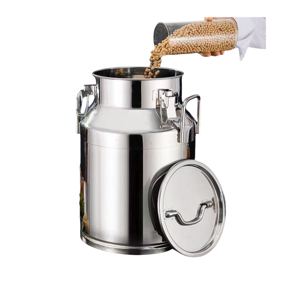 [E-commerce mayorista] barril de sellado de acero inoxidable, barril de aceite comestible, barril de arroz, barril comercial