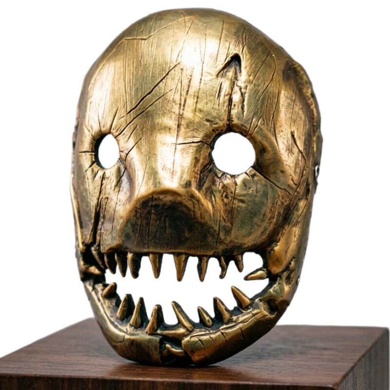 Dead by Daylight full-face mask for masquerade, carnival, clip-on butcher mask, Halloween prop, party cosplay accessory