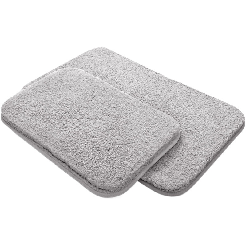New Style Simple Bathroom Door Mat Cross-border Bathroom Door Non-slip Foot Mat Padded Water Absorbent Carpet