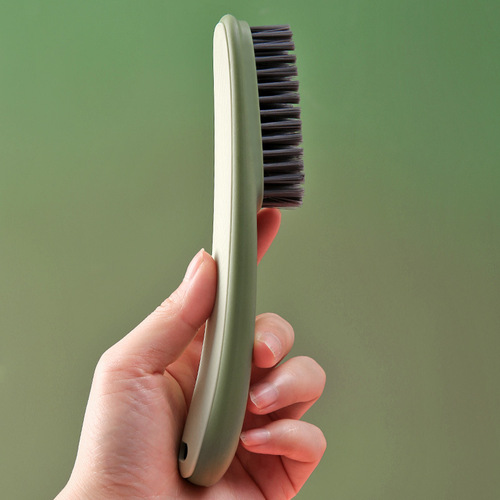 Shoe brush with soft bristles, household non-damaging shoe brush, special laundry brush for shoe washing, multifunctional long-handled cleaning brush